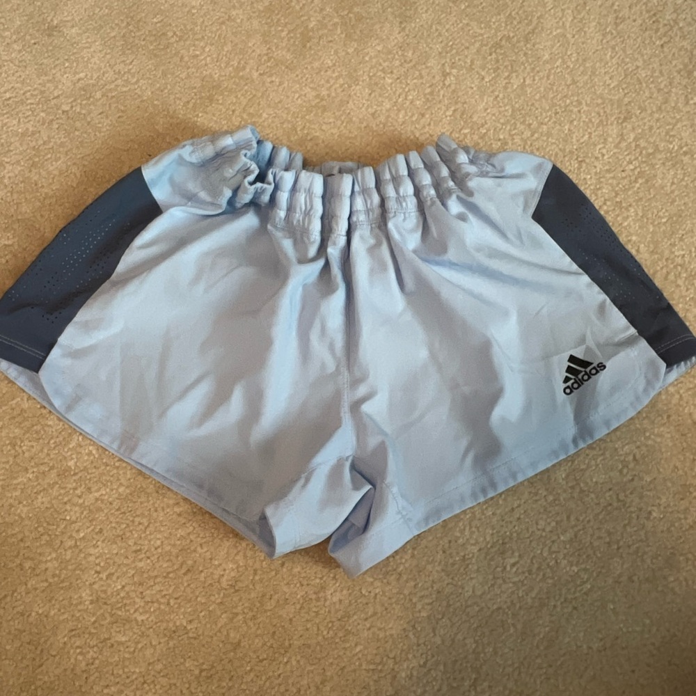 Adidas Light Blue Athletic Shorts